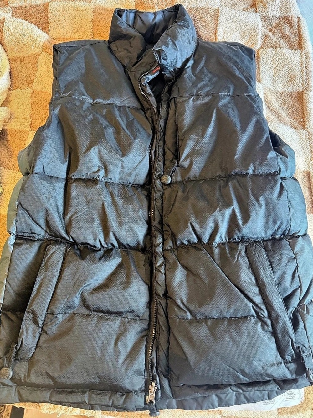 Gotcha Glacier Extreme Weather Down Duvet Vest with Hidden Hood ~ black/ medium